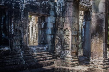 Siem hasadı, Kamboçya, 21 Ocak 2025 Banteay Kdei tapınağının Angkor Wat kompleksindeki mimarisi, antik Khmer başkenti Angkor 'da yer alan bir Hindu-Budist.