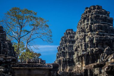 Siem hasadı, Kamboçya, 21 Ocak 2025 Banteay Kdei tapınağının Angkor Wat kompleksindeki mimarisi, antik Khmer başkenti Angkor 'da yer alan bir Hindu-Budist.