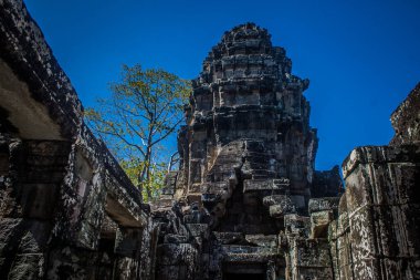 Siem hasadı, Kamboçya, 21 Ocak 2025 Banteay Kdei tapınağının Angkor Wat kompleksindeki mimarisi, antik Khmer başkenti Angkor 'da yer alan bir Hindu-Budist.