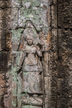 Siem hasadı, Kamboçya, 21 Ocak 2025 Banteay Kdei tapınağının Angkor Wat kompleksindeki mimarisi, antik Khmer başkenti Angkor 'da yer alan bir Hindu-Budist.