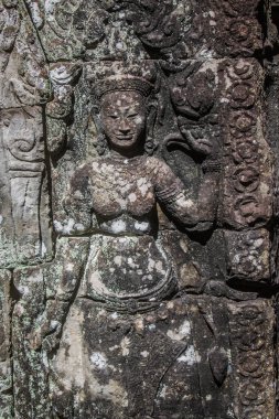 Siem hasadı, Kamboçya, 21 Ocak 2025 Banteay Kdei tapınağının Angkor Wat kompleksindeki mimarisi, antik Khmer başkenti Angkor 'da yer alan bir Hindu-Budist.