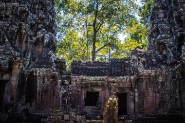 Siem hasadı, Kamboçya, 21 Ocak 2025 Banteay Kdei tapınağının Angkor Wat kompleksindeki mimarisi, antik Khmer başkenti Angkor 'da yer alan bir Hindu-Budist.