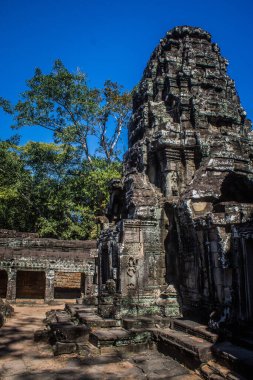 Siem hasadı, Kamboçya, 21 Ocak 2025 Banteay Kdei tapınağının Angkor Wat kompleksindeki mimarisi, antik Khmer başkenti Angkor 'da yer alan bir Hindu-Budist.