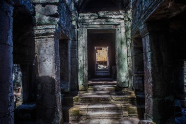 Siem hasadı, Kamboçya, 21 Ocak 2025 Banteay Kdei tapınağının Angkor Wat kompleksindeki mimarisi, antik Khmer başkenti Angkor 'da yer alan bir Hindu-Budist.