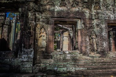 Siem hasadı, Kamboçya, 21 Ocak 2025 Banteay Kdei tapınağının Angkor Wat kompleksindeki mimarisi, antik Khmer başkenti Angkor 'da yer alan bir Hindu-Budist.