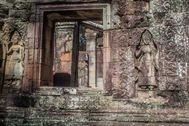 Siem hasadı, Kamboçya, 21 Ocak 2025 Banteay Kdei tapınağının Angkor Wat kompleksindeki mimarisi, antik Khmer başkenti Angkor 'da yer alan bir Hindu-Budist.