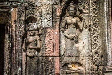 Siem hasadı, Kamboçya, 21 Ocak 2025 Banteay Kdei tapınağının Angkor Wat kompleksindeki mimarisi, antik Khmer başkenti Angkor 'da yer alan bir Hindu-Budist.