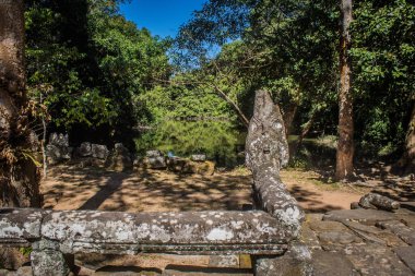 Siem hasadı, Kamboçya, 21 Ocak 2025 Banteay Kdei tapınağının Angkor Wat kompleksindeki mimarisi, antik Khmer başkenti Angkor 'da yer alan bir Hindu-Budist.