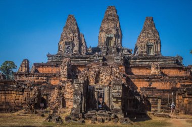 Siem hasadı, Kamboçya, 21 Ocak 2025 Pre Rup tapınağının Angkor Wat kompleksindeki mimarisi, antik Khmer başkenti Angkor 'da bulunan bir Hindu-Budist yerleşimi, aslında 1150 yılında inşa edilmiştir..
