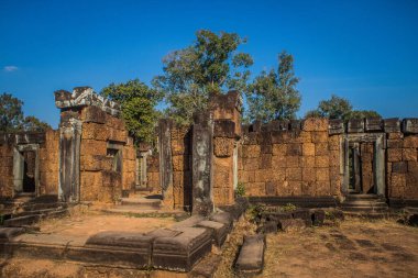 Siem hasadı, Kamboçya, 21 Ocak 2025 Pre Rup tapınağının Angkor Wat kompleksindeki mimarisi, antik Khmer başkenti Angkor 'da bulunan bir Hindu-Budist yerleşimi, aslında 1150 yılında inşa edilmiştir..