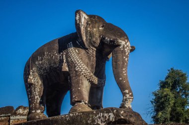 Siem hasadı, Kamboçya, 21 Ocak 2025 Pre Rup tapınağının Angkor Wat kompleksindeki mimarisi, antik Khmer başkenti Angkor 'da bulunan bir Hindu-Budist yerleşimi, aslında 1150 yılında inşa edilmiştir..