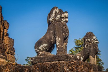 Siem hasadı, Kamboçya, 21 Ocak 2025 Pre Rup tapınağının Angkor Wat kompleksindeki mimarisi, antik Khmer başkenti Angkor 'da bulunan bir Hindu-Budist yerleşimi, aslında 1150 yılında inşa edilmiştir..