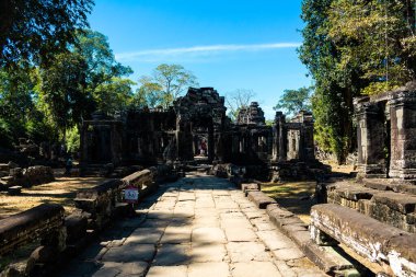 Siem hasadı, Kamboçya, 21 Ocak 2025 Banteay Kdei tapınağının Angkor Wat kompleksindeki mimarisi, antik Khmer başkenti Angkor 'da yer alan bir Hindu-Budist.