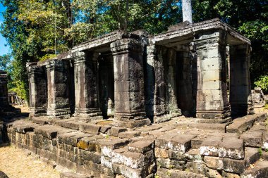 Siem hasadı, Kamboçya, 21 Ocak 2025 Banteay Kdei tapınağının Angkor Wat kompleksindeki mimarisi, antik Khmer başkenti Angkor 'da yer alan bir Hindu-Budist.