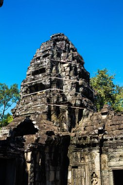 Siem hasadı, Kamboçya, 21 Ocak 2025 Banteay Kdei tapınağının Angkor Wat kompleksindeki mimarisi, antik Khmer başkenti Angkor 'da yer alan bir Hindu-Budist.