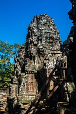Siem hasadı, Kamboçya, 21 Ocak 2025 Banteay Kdei tapınağının Angkor Wat kompleksindeki mimarisi, antik Khmer başkenti Angkor 'da yer alan bir Hindu-Budist.