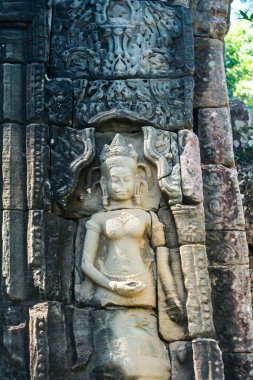 Siem hasadı, Kamboçya, 21 Ocak 2025 Banteay Kdei tapınağının Angkor Wat kompleksindeki mimarisi, antik Khmer başkenti Angkor 'da yer alan bir Hindu-Budist.