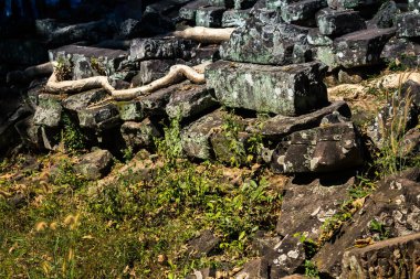 Siem hasadı, Kamboçya, 21 Ocak 2025 Banteay Kdei tapınağının Angkor Wat kompleksindeki mimarisi, antik Khmer başkenti Angkor 'da yer alan bir Hindu-Budist.