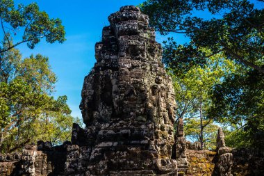 Siem hasadı, Kamboçya, 21 Ocak 2025 Banteay Kdei tapınağının Angkor Wat kompleksindeki mimarisi, antik Khmer başkenti Angkor 'da yer alan bir Hindu-Budist.