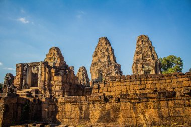 Siem hasadı, Kamboçya, 21 Ocak 2025 Pre Rup tapınağının Angkor Wat kompleksindeki mimarisi, antik Khmer başkenti Angkor 'da bulunan bir Hindu-Budist yerleşimi, aslında 1150 yılında inşa edilmiştir..