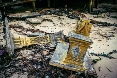 Preak Svay, Koh Rong Adası, Kamboçya, 30 Ocak 2025 Daily Life adanın kuzeyinde bulunan otantik yüzen bir Khmer balıkçı köyünde. Nüfusun ana faaliyeti balıkçılıktır..
