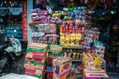 Sihanoukville, Kamboçya, 3 Şubat 2025 Sihanoukville, Kamboçya 'da bir sahil şehri. Zengin kültürel mirası, hareketli pazarı ve hareketli sokak hayatı ile ünlüdür..