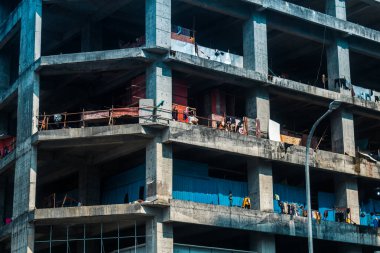 Sihanoukville, Kamboçya, 3 Şubat 2025 Sihanoukville, Kamboçya 'da bir sahil şehri. Zengin kültürel mirası, hareketli pazarı ve hareketli sokak hayatı ile ünlüdür..