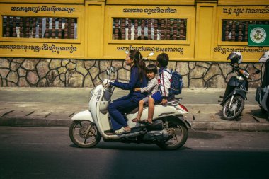 Sihanoukville, Kamboçya, 3 Şubat 2025 Sihanoukville, Kamboçya 'nın kıyı kenti. Zengin kültürel mirası, hareketli pazarı ve hareketli sokak hayatı ile ünlüdür..