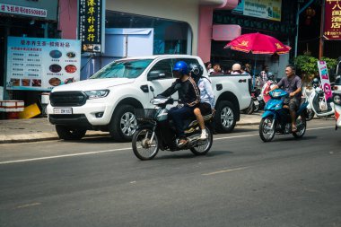 Sihanoukville, Kamboçya, 3 Şubat 2025 Sihanoukville, Kamboçya 'nın kıyı kenti. Zengin kültürel mirası, hareketli pazarı ve hareketli sokak hayatı ile ünlüdür..