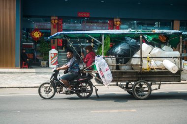 Sihanoukville, Kamboçya, 3 Şubat 2025 Sihanoukville, Kamboçya 'nın kıyı kenti. Zengin kültürel mirası, hareketli pazarı ve hareketli sokak hayatı ile ünlüdür..