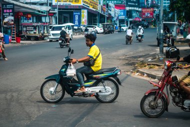 Sihanoukville, Kamboçya, 3 Şubat 2025 Sihanoukville, Kamboçya 'nın kıyı kenti. Zengin kültürel mirası, hareketli pazarı ve hareketli sokak hayatı ile ünlüdür..