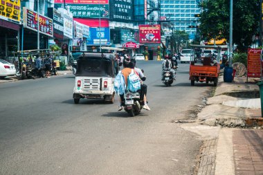 Sihanoukville, Kamboçya, 3 Şubat 2025 Sihanoukville, Kamboçya 'nın kıyı kenti. Zengin kültürel mirası, hareketli pazarı ve hareketli sokak hayatı ile ünlüdür..