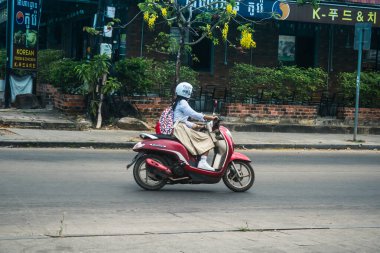 Sihanoukville, Kamboçya, 3 Şubat 2025 Sihanoukville, Kamboçya 'nın kıyı kenti. Zengin kültürel mirası, hareketli pazarı ve hareketli sokak hayatı ile ünlüdür..