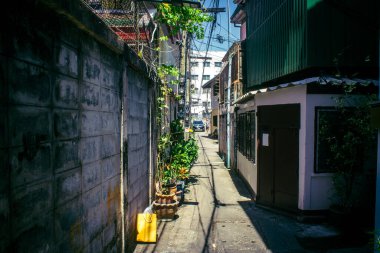 Bangkok, Tayland, Mart 04, 2025 Şehir ve Bangkok sokakları, Tayland 'ın başkenti. Canlı sokak hayatı, zengin kültür mirası, hareketli pazarları ve nefis mutfağıyla ünlüdür..