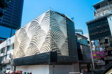 Bangkok, Tayland, Mart 06, 2025 Şehir ve Bangkok sokakları, Tayland 'ın başkenti. Canlı sokak hayatı, zengin kültür mirası, hareketli pazarları ve nefis mutfağıyla ünlüdür..