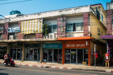 Bangkok, Tayland, Mart 06, 2025 Şehir ve Bangkok sokakları, Tayland 'ın başkenti. Canlı sokak hayatı, zengin kültür mirası, hareketli pazarları ve nefis mutfağıyla ünlüdür..