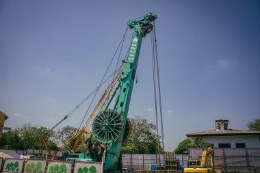 Bangkok, Tayland, Mart 06, 2025 Şehir ve Bangkok sokakları, Tayland 'ın başkenti. Canlı sokak hayatı, zengin kültür mirası, hareketli pazarları ve nefis mutfağıyla ünlüdür..