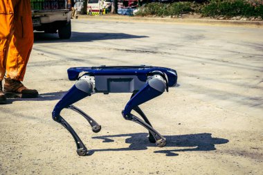 Bangkok, Tayland, 29 Mart 2025. Kurtarma ekipleri robotları, Tayland başkentini deprem vurduktan sonra çöken yüksek katlı bir binanın inşaatında hayatta kalanları bulmak için kullanıyor..