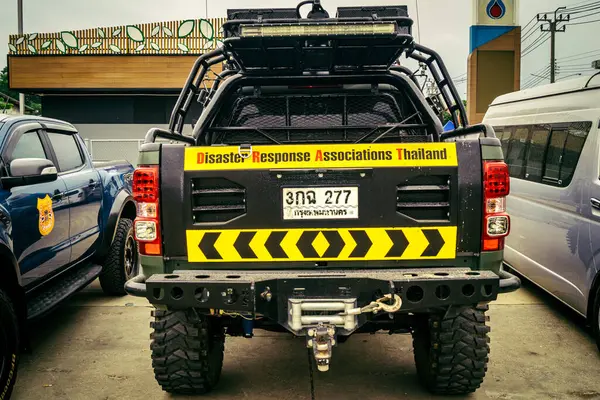 Bangkok, Tayland, 31 Mart 2025 'te Bangkok' ta meydana gelen depremden sonra yıkılan bir binanın şantiyesine sevk edildi. Birçok kurban hala enkaz altında..