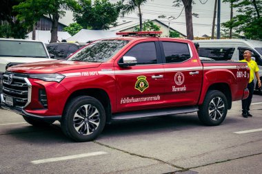 Bangkok, Tayland, 31 Mart 2025 'te Bangkok' ta meydana gelen depremden sonra yıkılan bir binanın şantiyesine sevk edildi. Birçok kurban hala enkaz altında..