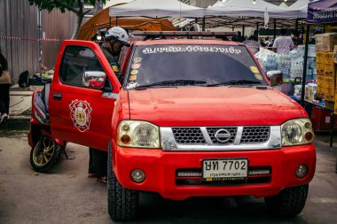 Bangkok, Tayland, 31 Mart 2025 'te Bangkok' ta meydana gelen depremden sonra yıkılan bir binanın şantiyesine sevk edildi. Birçok kurban hala enkaz altında..