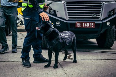 Bangkok, Tayland, 2 Nisan 2025. Bangkok depremi sonrası yıkılan yüksek binaların inşaatında kurtarma ekipleri çalışıyor. Birçok kurban hala enkaz altında..