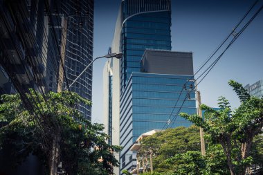 Bangkok, Tayland, 4 Mart 2025. Bangkok şehri, Tayland 'ın başkenti. Canlı sokak hayatı, zengin kültür mirası, hareketli pazarları ve lezzetli mutfağıyla ünlüdür..