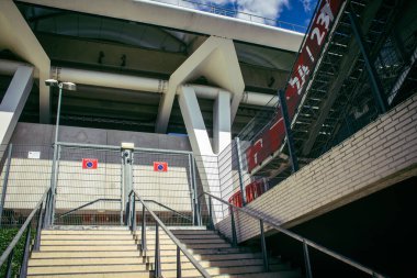 Reims, Fransa, 15 Mayıs 2025 'te Stade Auguste Delaune, Reims' de 1935 'te inşa edilen çok amaçlı bir stadyumdur. Daha çok futbol maçlarında ve Stade Reims 'in ev sahibi maçlarında kullanılır..