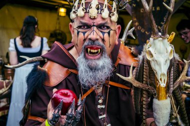 Reims, Fransa, 31 Mayıs 2025 Eğlence, Jean d 'Arc önderliğindeki Charles VII' nin taç giyme töreninde 17 Temmuz 1429 'da Reims' de gerçekleşti..