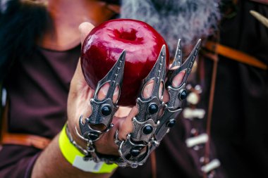 Reims, Fransa, 31 Mayıs 2025 Eğlence, Jean d 'Arc önderliğindeki Charles VII' nin taç giyme töreninde 17 Temmuz 1429 'da Reims' de gerçekleşti..