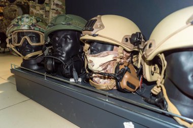 Kharkiv, Ukrayna, 9 Haziran 2025 Cezalandırıcı askeri mağazası, en iyi orjinal ordu ve taktik ürünleri sunar, askeri, özel taktik birimler ve polis için yüksek kaliteli askeri teçhizat..