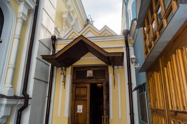 Kharkiv, Ukrayna, 3 Temmuz 2025 Ukrayna 'nın Harkiv kentindeki Ortodoks dini anıtı.