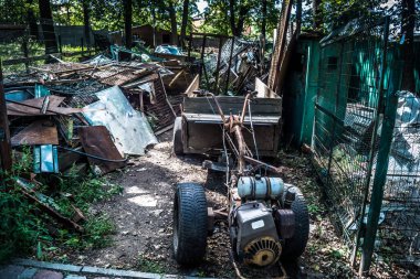 Lisne, Ukrayna, 5 Ağustos 2025 Feldman Ecopark, çocuklar için hayvan bakımı ve terapiyi özel ihtiyaçlarla birleştiren bir peyzaj parkı. Bölge 2022 yılında Rus ordusu tarafından işgal edildi..