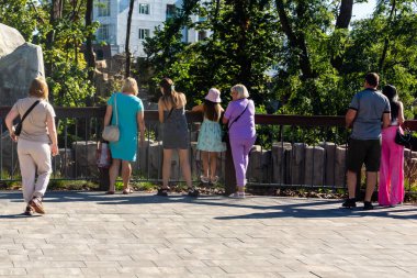 Kharkiv, Ukrayna, 29 Ağustos 2025 Kharkiv Hayvanat Bahçesi, 1895 'te kurulan bir hayvanat bahçesi. Savaşa ve Kharkiv şehrine saldırı riskine rağmen burası hala açık..